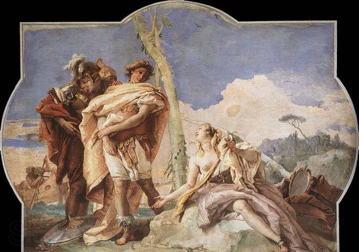 Giovanni Battista Tiepolo Rinaldo Abandoning Armida Norge oil painting art